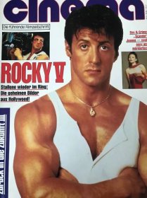 CINEMA Německý časopis  - Sylvester Stallone, Rocky, Don Johnson - Knihy a časopisy