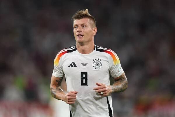 Toni Kroos of Germany during a Euro 2024 match.
