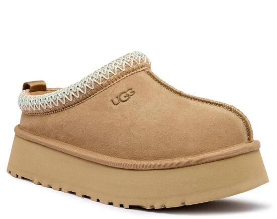 Kůžoné pantofle typu mules W TAZZ II UGG | Béžová s příměsí vlny 1174471