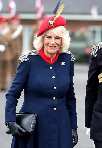Queen Camilla Honors Queen Elizabeth With Skull and Crossbones Brooch