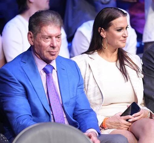 vince mcmahon stephanie mcmahon and triple h attend the ufc 278 event