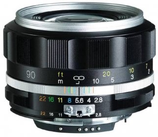 VOIGTLÄNDER 90 mm f/2,8 Apo-Skopar SLII-S pro Nikon F černý/stříbrný