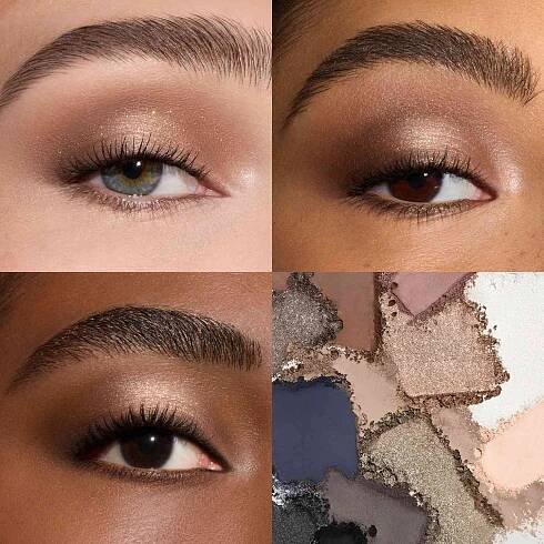 eyes wearing Makeup by Mario Ethereal Eyes Palette: Moonlight