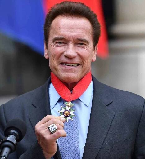 Arnold Schwarzenegger Receives France's Highest Honor