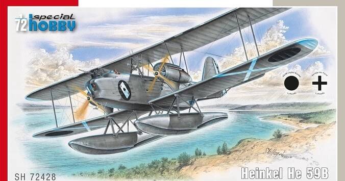 Nové resinové díly a lepty pro SH72428 Heinkel He 59 1/72