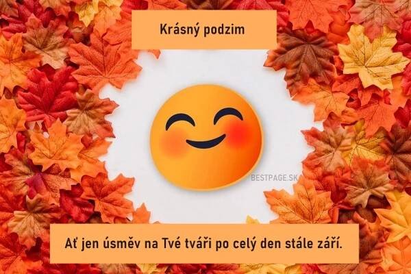 Hlášky na podzim 2025. Přání podzim. Citáty podzim. Básničky