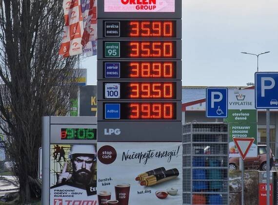 Benzin i nafta ve Středočeském kraji od minulého týdne zlevnily (www.pribram.cz)