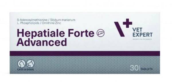 VetExpert Hepatiale Forte Advanced Dog&Cat 30 tbl. - PETHOME.cz