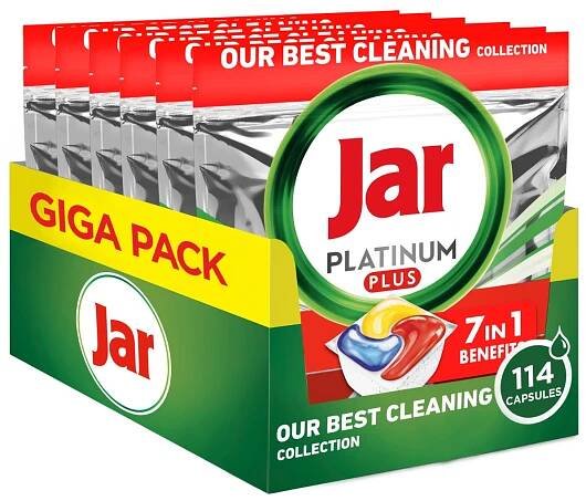 Jar Plat Plus Lemon 114C 1×114 ks, kapsule do umývačky