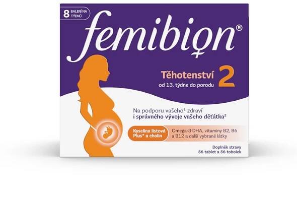 FEMIBION 2 Těhotenství 56 tablet + 56 tobolek