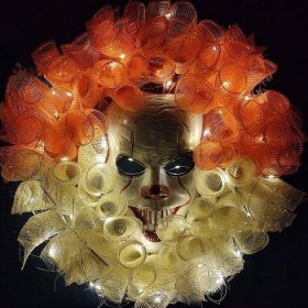 Mask Horror Halloween Glowing Garland