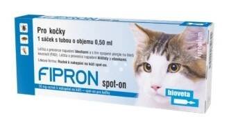 FIPRON 50mg k nakapání na kůži-spot-on pro kočky
