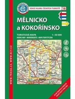 KČT 16 Mělnicko a Kokořínsko 1:50 000 Turistická mapa