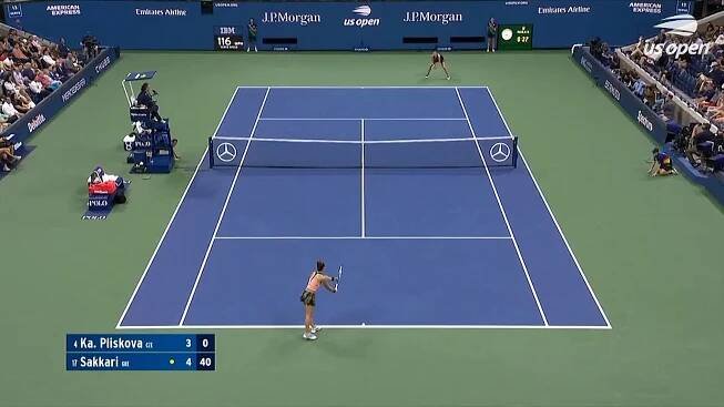 Plíšková končí ve čtvrtfinále, na US Open nevyzrála na servis Sakkariové
