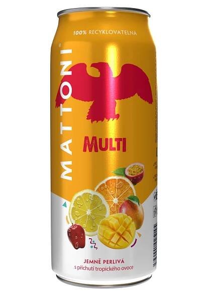 Minerální voda Mattoni - multi, jemně perlivá, plech 24x 0,5 l | OFFICEO.cz