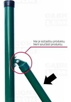 Vzpěra sloupku Ø 38mm ZELENÁ výška 290cm