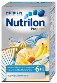 Nutrilon Profutura mléčná kaše 6M banán meruňka 225 g