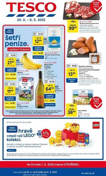 Tesco hypermarket leták od 30. 4. | Kupi.cz