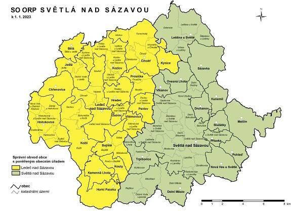 ORP Světlá nad Sázavou | Kraj Vysočina