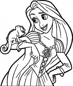 Princezna Rapunzel a Pascal