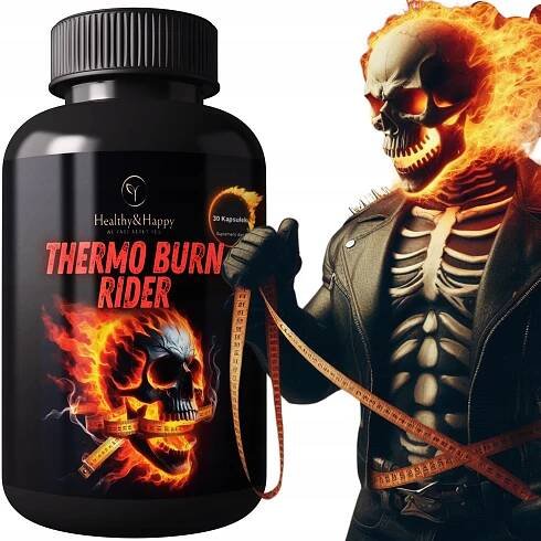 Thermo Burn Rider SPALOVAČ TUKŮ METABOLISMUS BLOKÁTOR CHUTI K JÍDLU PŘEBYTEČNÁ VODA