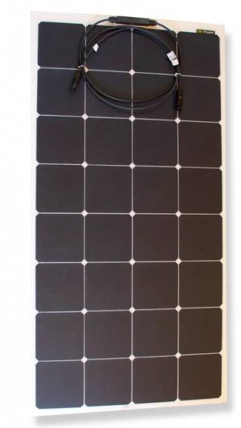 Sada flexibilních solárních panelů 1 x 110W/12V vč. regulátoru s připojením bluetooth