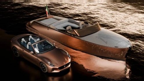 S trojzubcem na vlnách: Maserati teď nabízí i elektrický luxusní člun, přirozeně za majlant