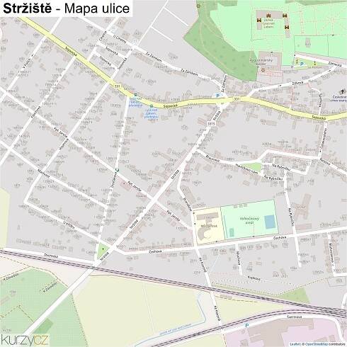 Stržiště - mapy | Kurzy.cz