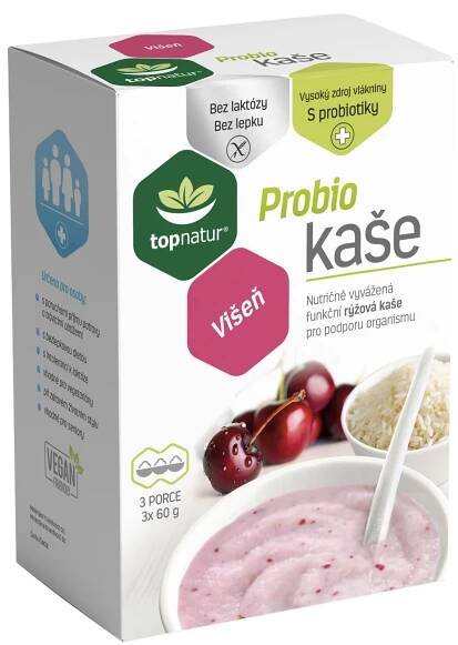 Probio kaše višeň 3x60g TOPNATUR