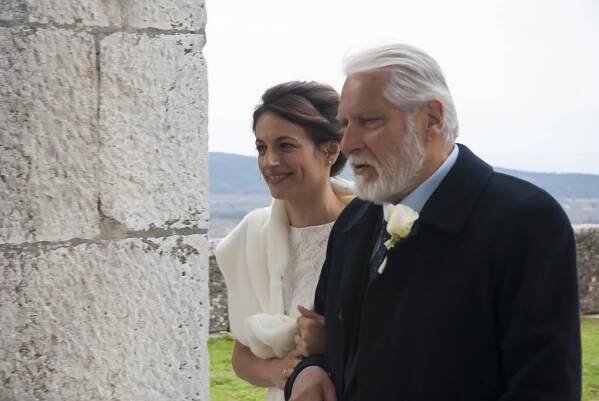 Boris Cavazza, Anita Kravos on the set of Igor in Rosa (2019).