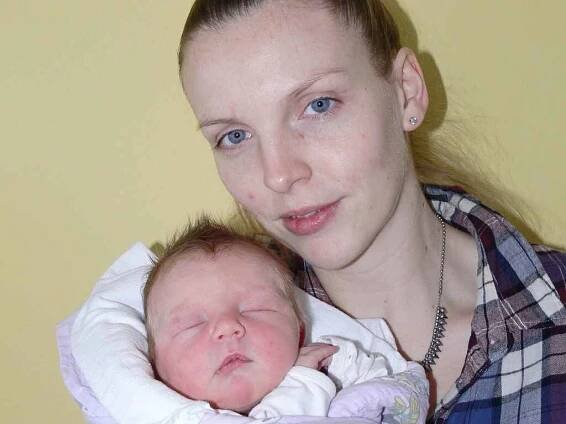 Viktorie Paierová, Vodňany, 31.1. 2017 v 10,11 hodin, 3500 g. Malá Viktorie je prvorozená.   