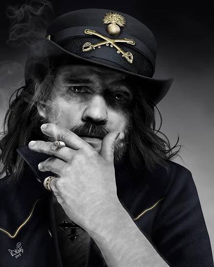 Lemmy Kilmister Caricature