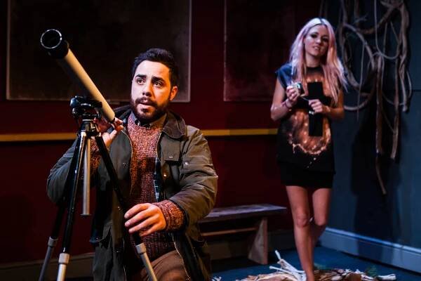  Moncef Mansur as Behrooz and Skye Lourie as Maggie in  Everyday Maps for Everyday Use . Photo by Richard Davenport. 