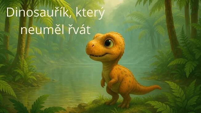 Audiopohádky pro děti - Dinosauřík, který neuměl řvát (pohádka na dobrou noc)