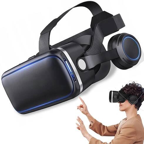 BRÝLE VR BRÝLE S SLUCHÁTKEM PRO 3D VŠECHNY TELEFONY 4.7-6 palců