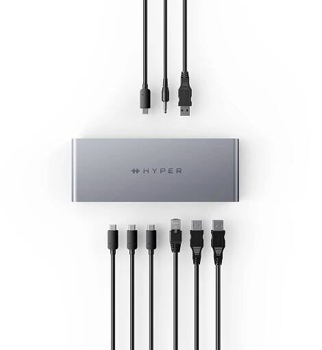 HYPER HDTB4D-EU Dokovací stanice pro notebook Thunderbolt™ 4