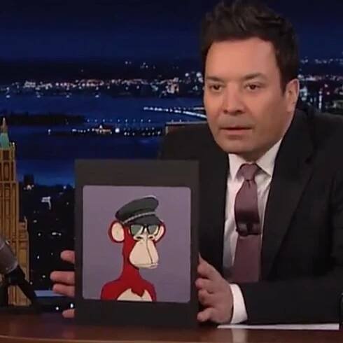 Paris Hilton and Jimmy Fallon showing off their NFTs is the longest 77 seconds ever