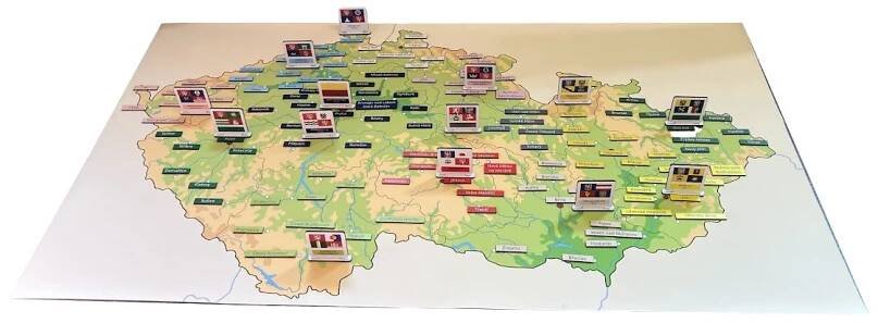 Velká mapa ČR