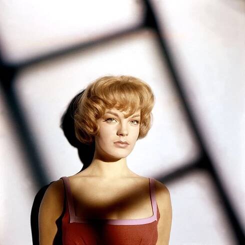 Romy Schneider am Set von "Eva" | Quelle: Getty Images