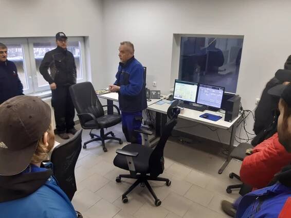 Exkurse 3.C v Elektrárně Opatovice. — Střední škola řemeslná Jaroměř