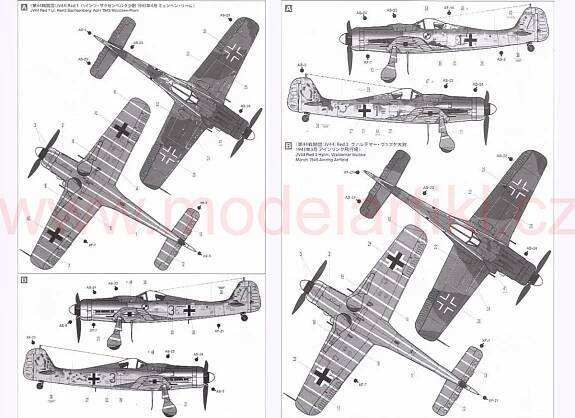 Focke-Wulf Fw 190D-9 JV44, 1:72, 001/60778 - Plastikové modely a modelářské potřeby - MODELARTIKL.CZ