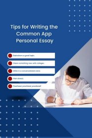 Tips for Writing the Common App Personal Essay