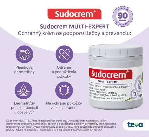Sudocrem MULTI-EXPERT 1×400 g, ochranný krém