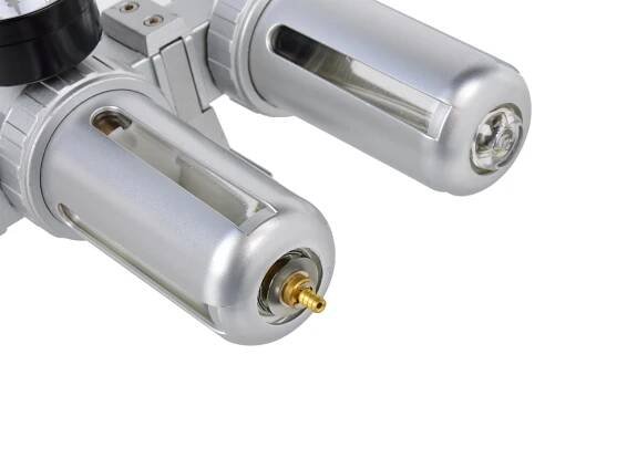 GEKO G01179 Regulátor tlaku s filtrem a manometrem a přimazávačem oleje 1/4" (úpravná jednotka)