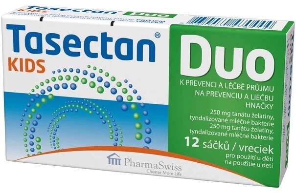 Tasectan DUO Kids 250mg 12 sáčků 12 ks