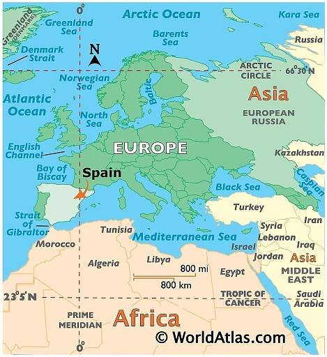 Where is Spain?
