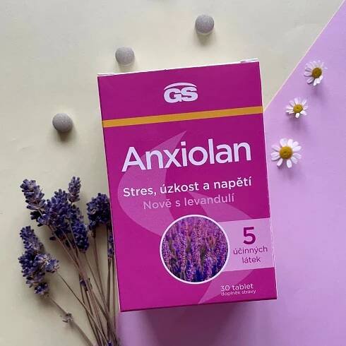 GS Anxiolan s levandulí, 30 tablet