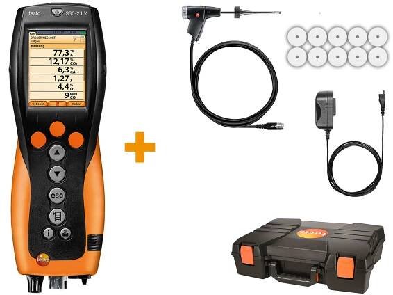 Analyzátor spalin Testo 330-2 LX – Jubilejní sada