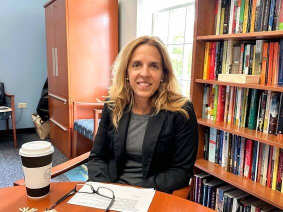 Interim Honors Director Dr. Eva Mehl during an interview with The Seahawk.