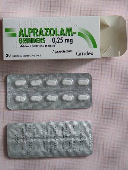 Alprazolam tablety